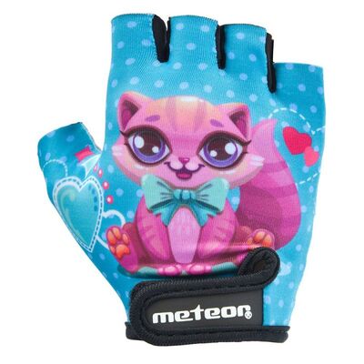 Meteor Junior Cycling Gloves - Blue