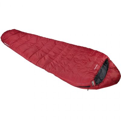 High Peak Redwood 3 L Sleeping Bag 230x85x55 Cm - Burgundy/Gray
