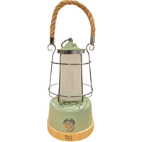 Retro Dimmable Lantern - Sage Green