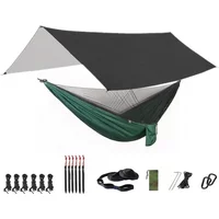 Portable Hammock with Canopy & Bug Net