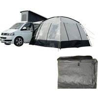Cubo V2 Campervan Awning With Footprint - Poled Awning 300 x 300 CM - Quick & Easy Setup - Repair Kit & Spare Pole - OLPRO