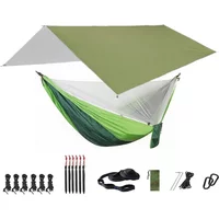 Portable Hammock with Canopy & Bug Net