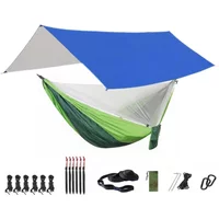Portable Hammock with Canopy & Bug Net
