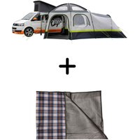 Hive Campervan Awning (Fibreglass Poles) - with Sleeping Pod