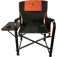 Directors Camping Chair Orange & Black