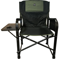 Directors Camping Chair Green & Black