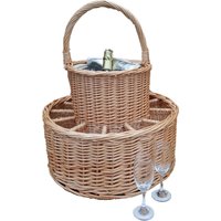 Garden Party 12 Glass Basket with Cooler
