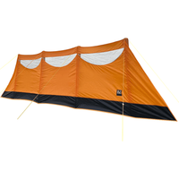 Inflatable Orange Windbreak