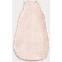 M&S Pure Cotton 1.0 Tog Sleeping Bag (0-3 Yrs) Rose Pink