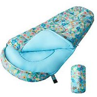 Silentnight Camping Collection Healthy Growth Kids Sleeping Bag - Floral & Bees